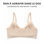 Le dos : une bande d'un seul tenant, rien à agrafer
