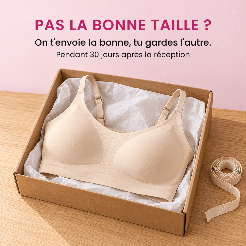 Pas la bonne taille ? On t'envoie la bonne, tu gardes l'autre